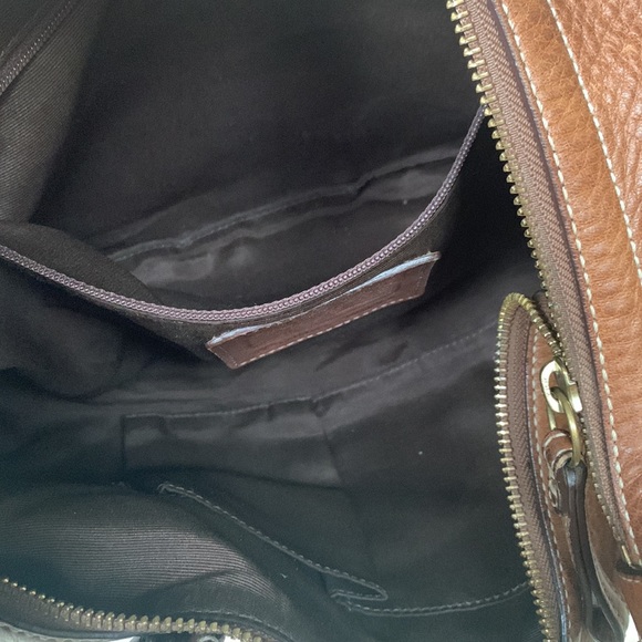 Coach hobo camel leather braided handle vintage soho large - Picture 6 of 13